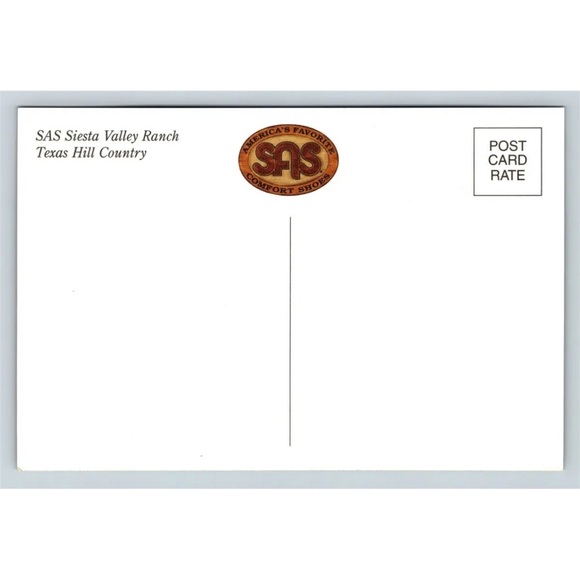 Sas Siesta Valley Ranch Texas Hill Country Postcard - Picture 2 of 4